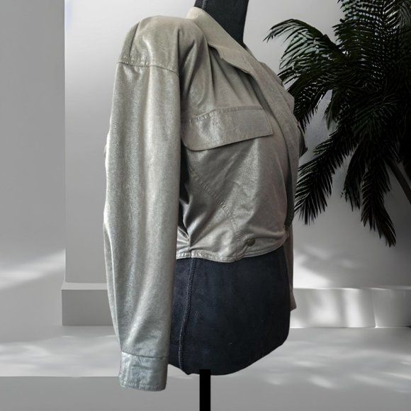 80's LA BELLE FASHION INC. 2PC Olive Skirt/Jacket Size Small - Picture 7 of 14